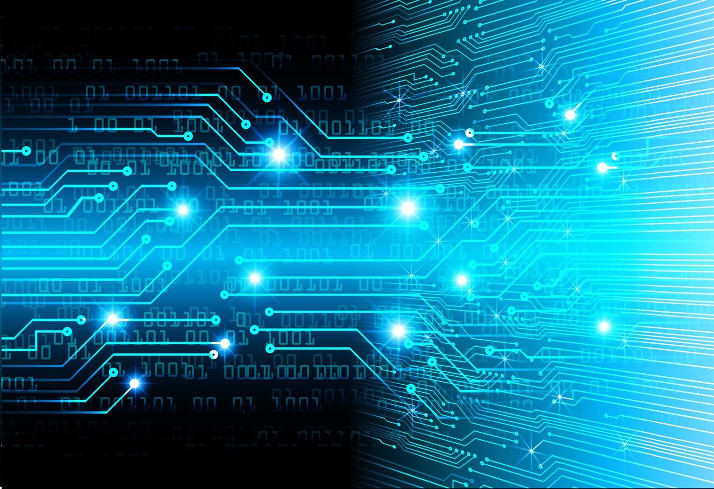 cyber circuit future technology concept background vector