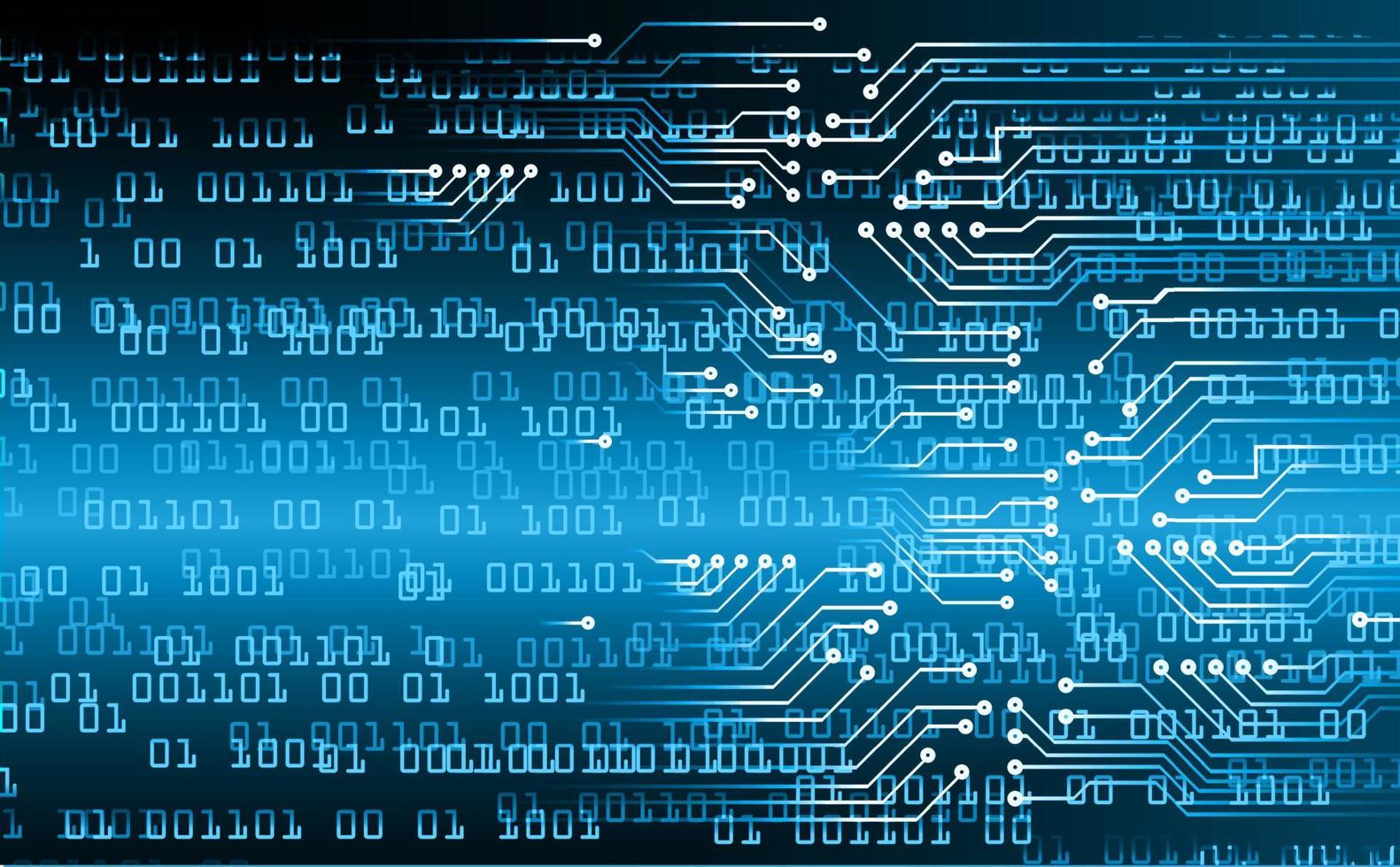 blue cyber circuit future technology concept background vector