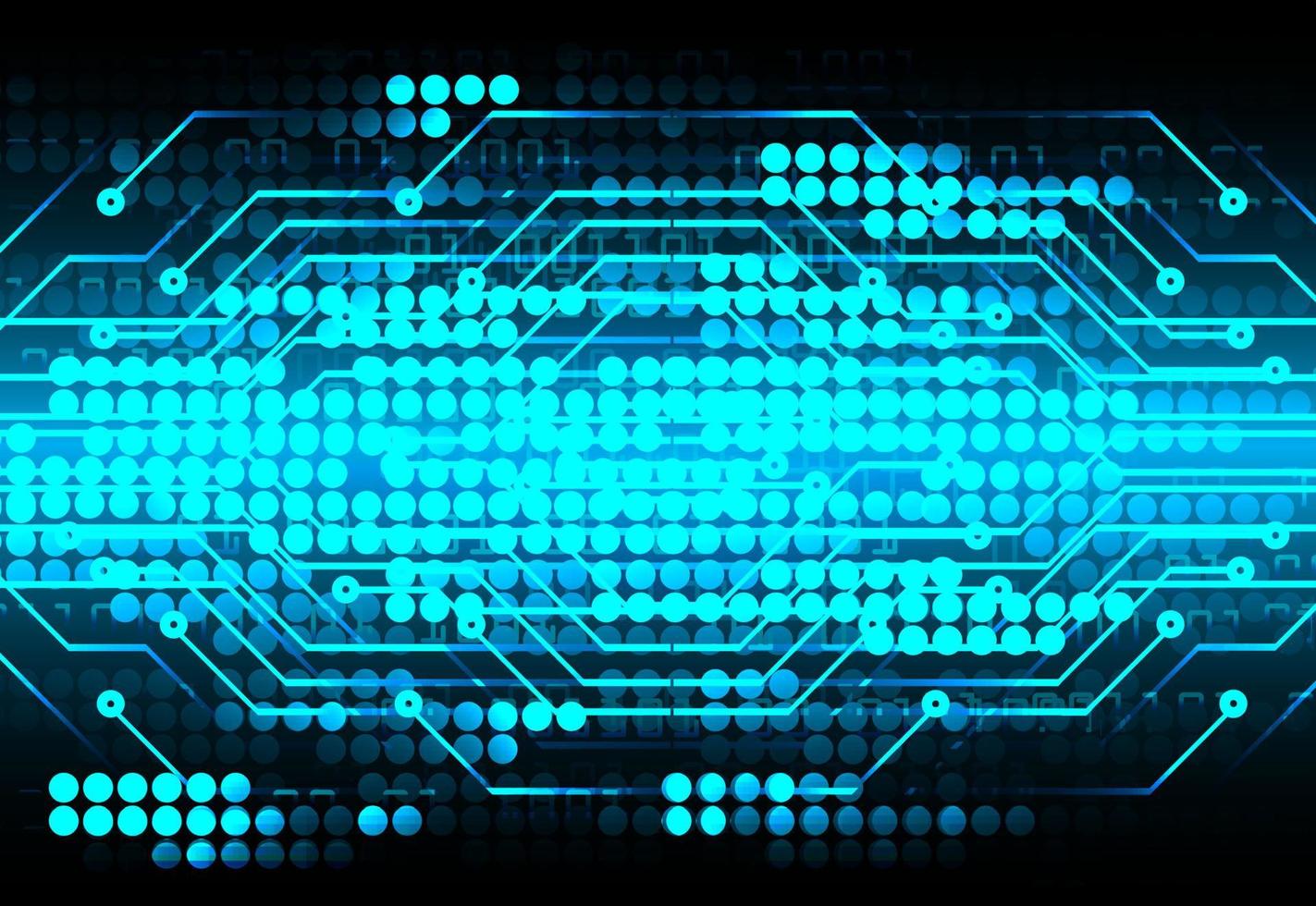 blue cyber circuit future technology concept background vector