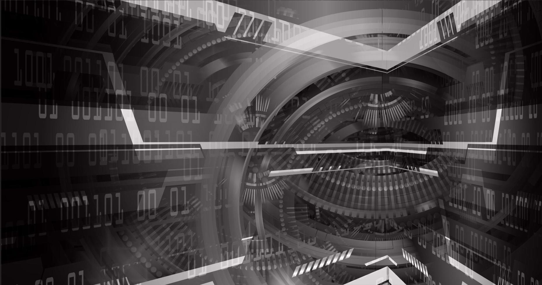 cyber circuit future technology concept background vector