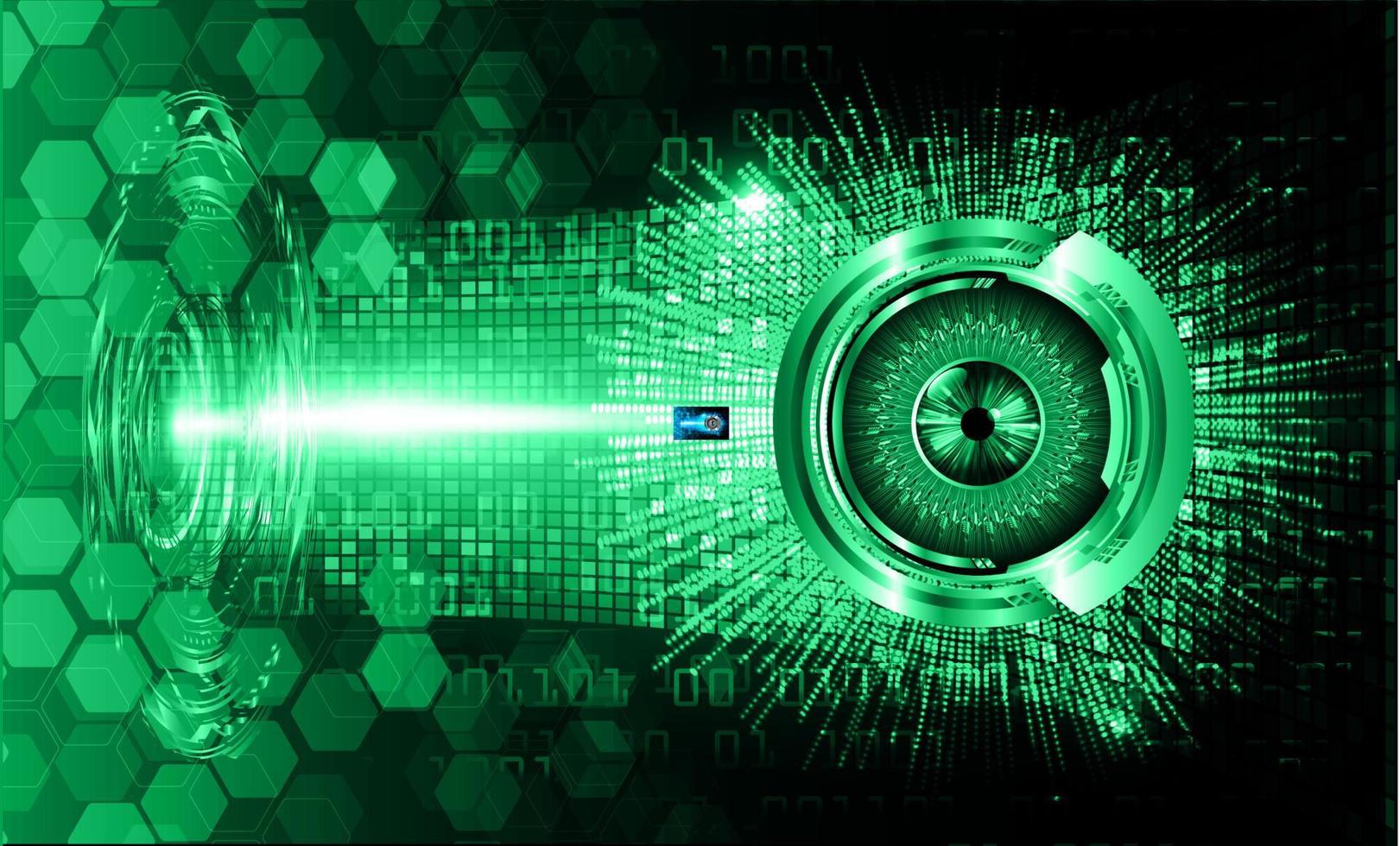 eye cyber circuit future technology concept background vector