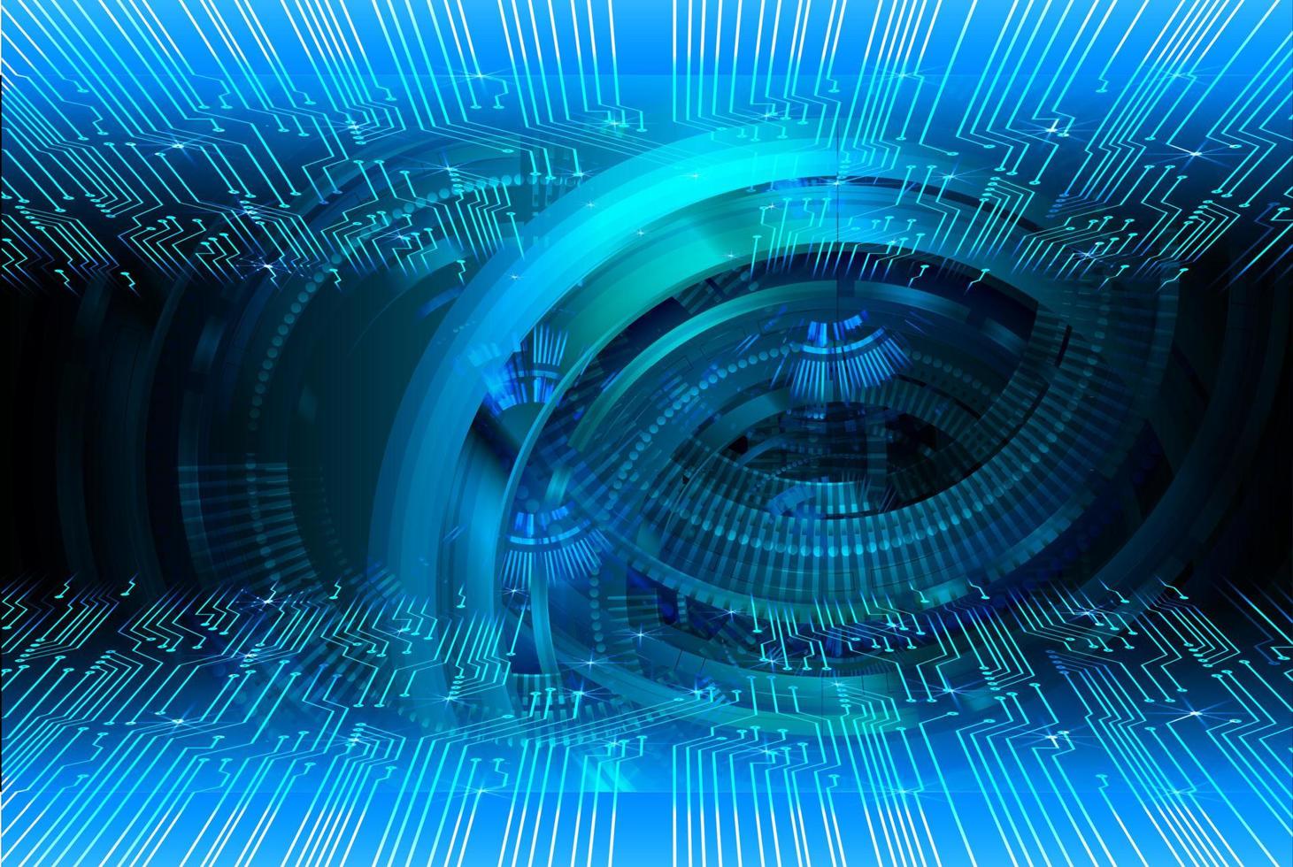 cyber circuit future technology concept background vector