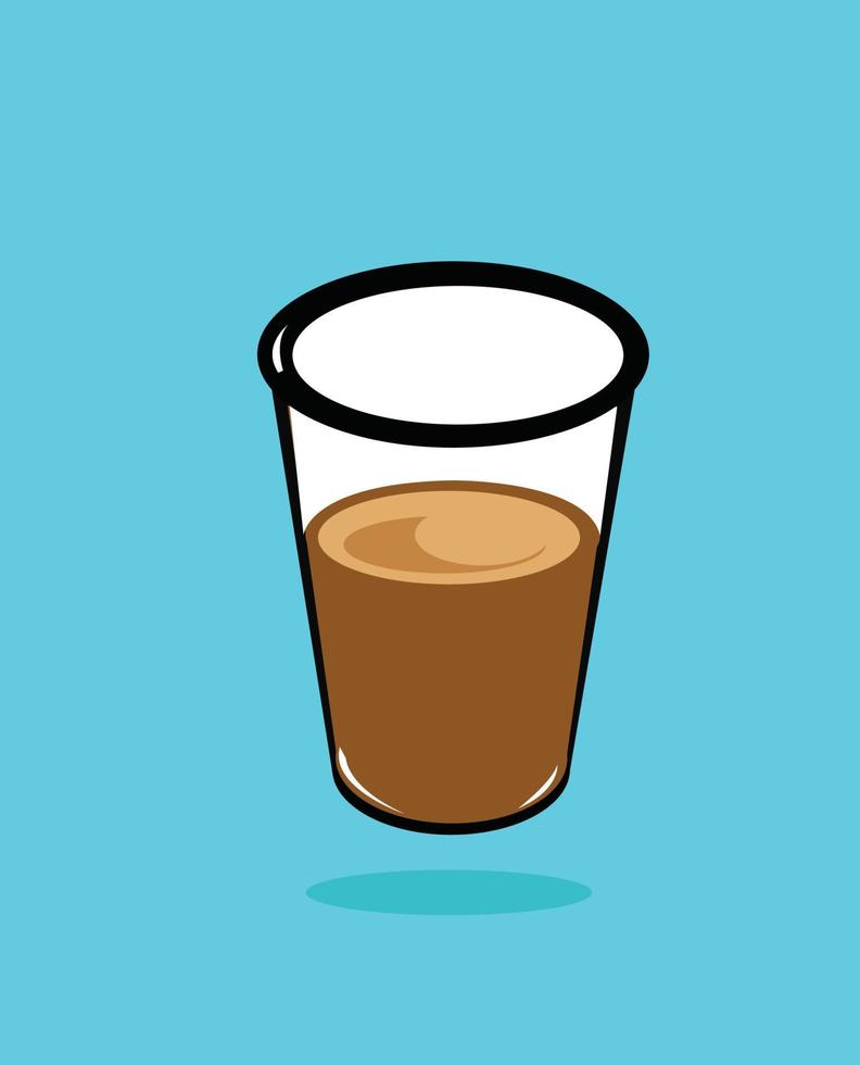 gelas of coffe vector