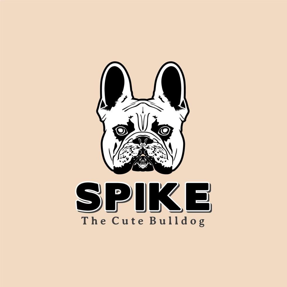 Dog Head Logo, Bulldog Head Vector Design Inspiration