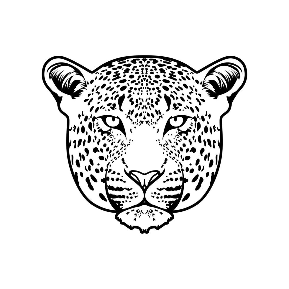 Leopard Face Vector design inspiration