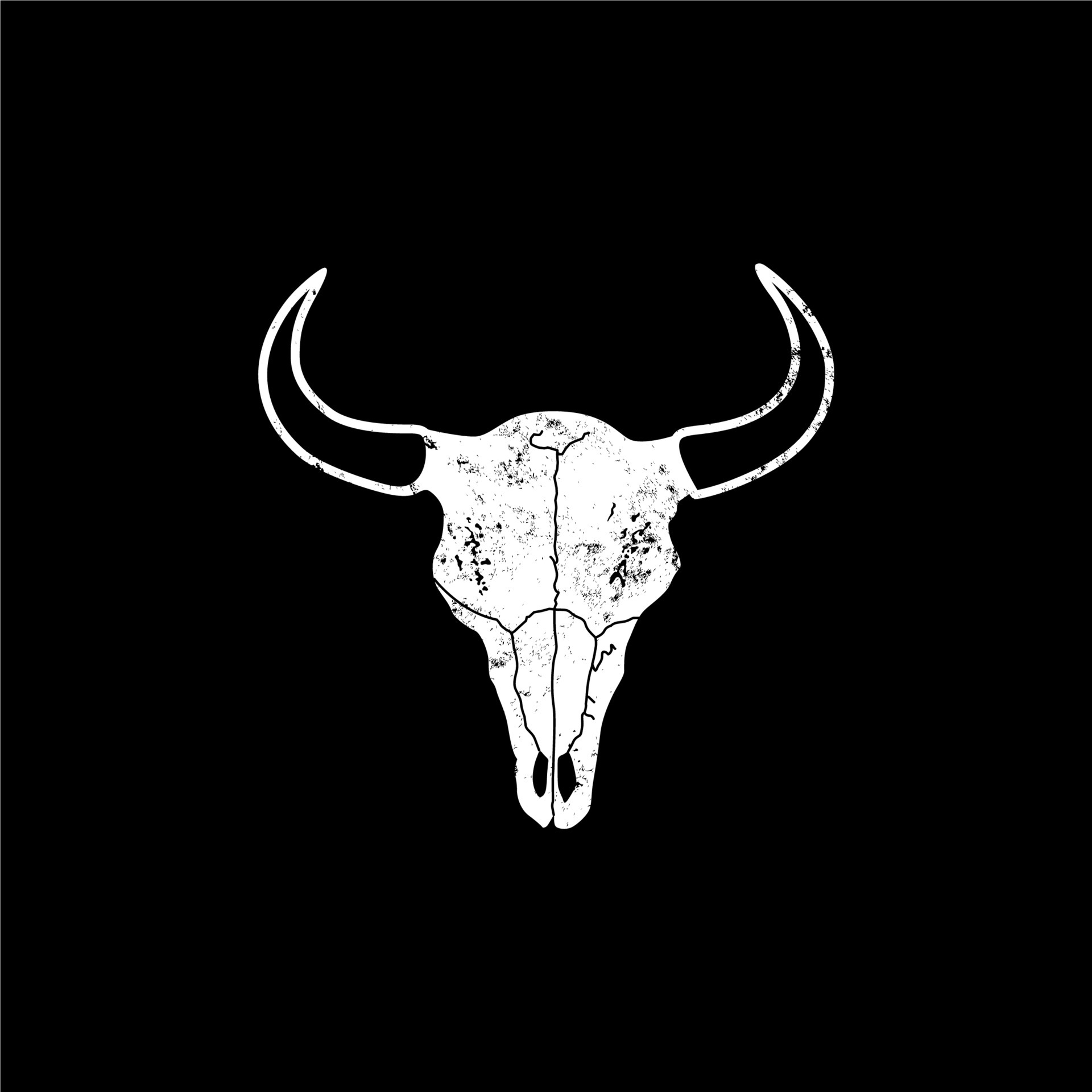 Download Bull Skull Sketch On Light Brown Wallpaper  Wallpaperscom