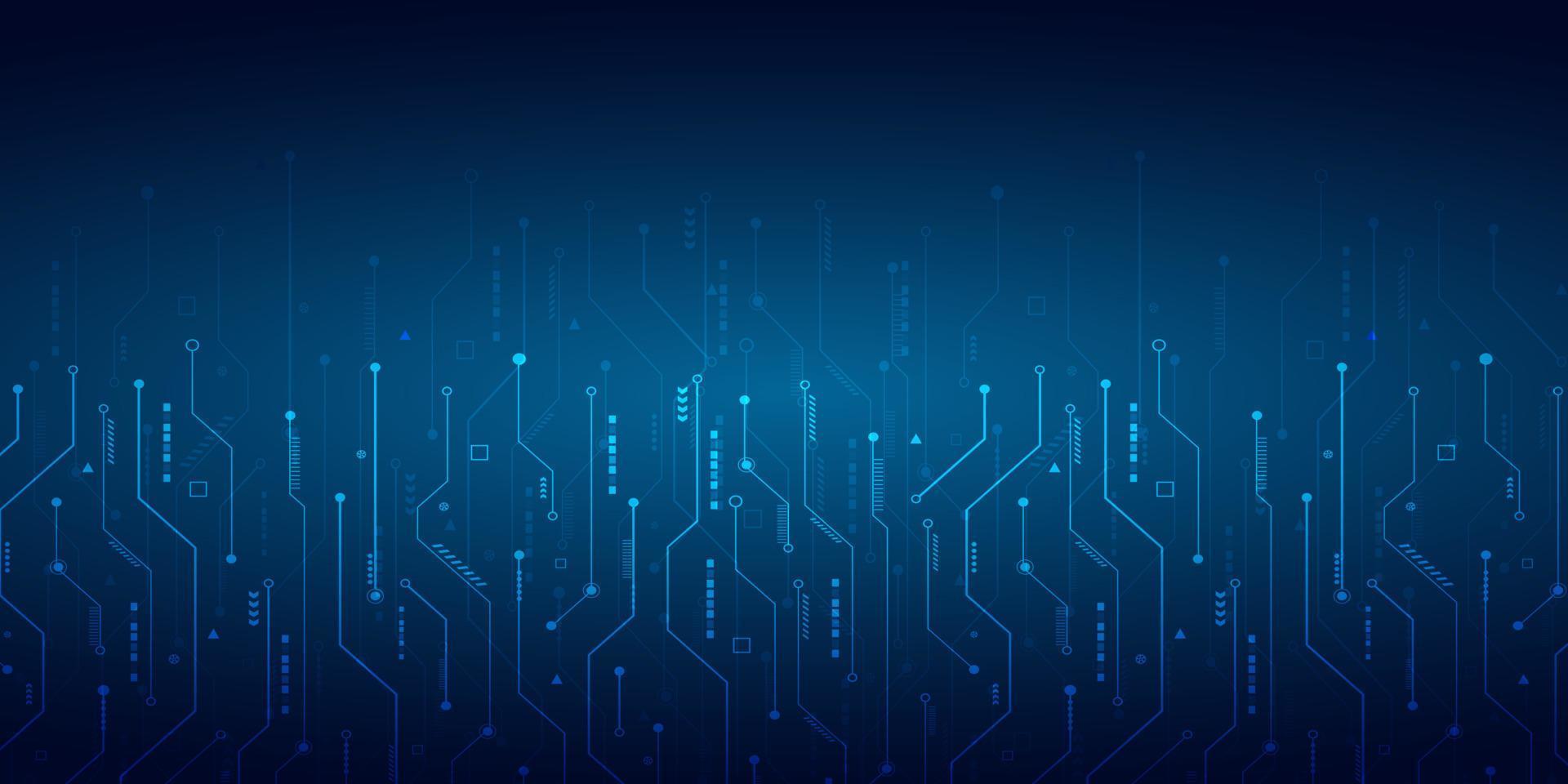 Circuit board.Technology background design.Electronic system concept. vector