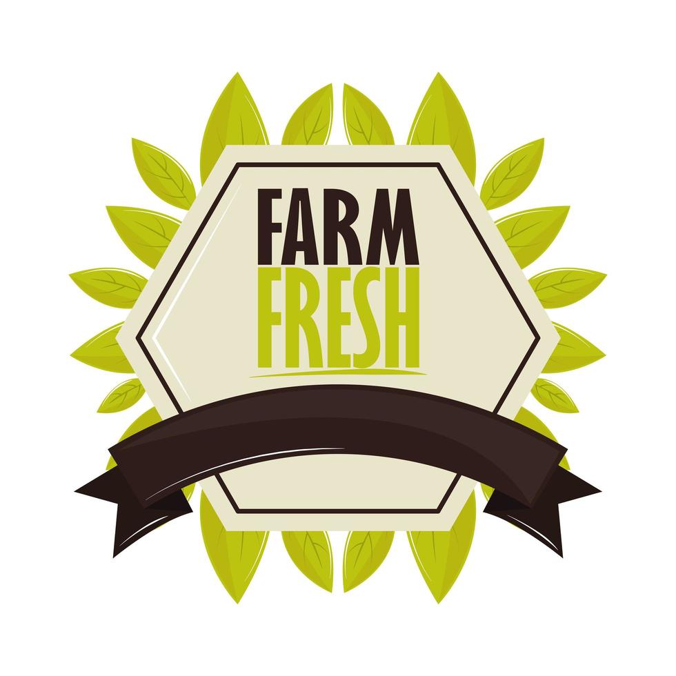 farm fresh organic vector