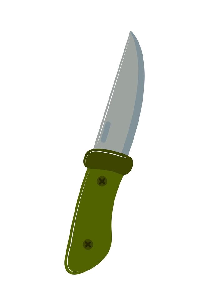 hunting knife icon vector