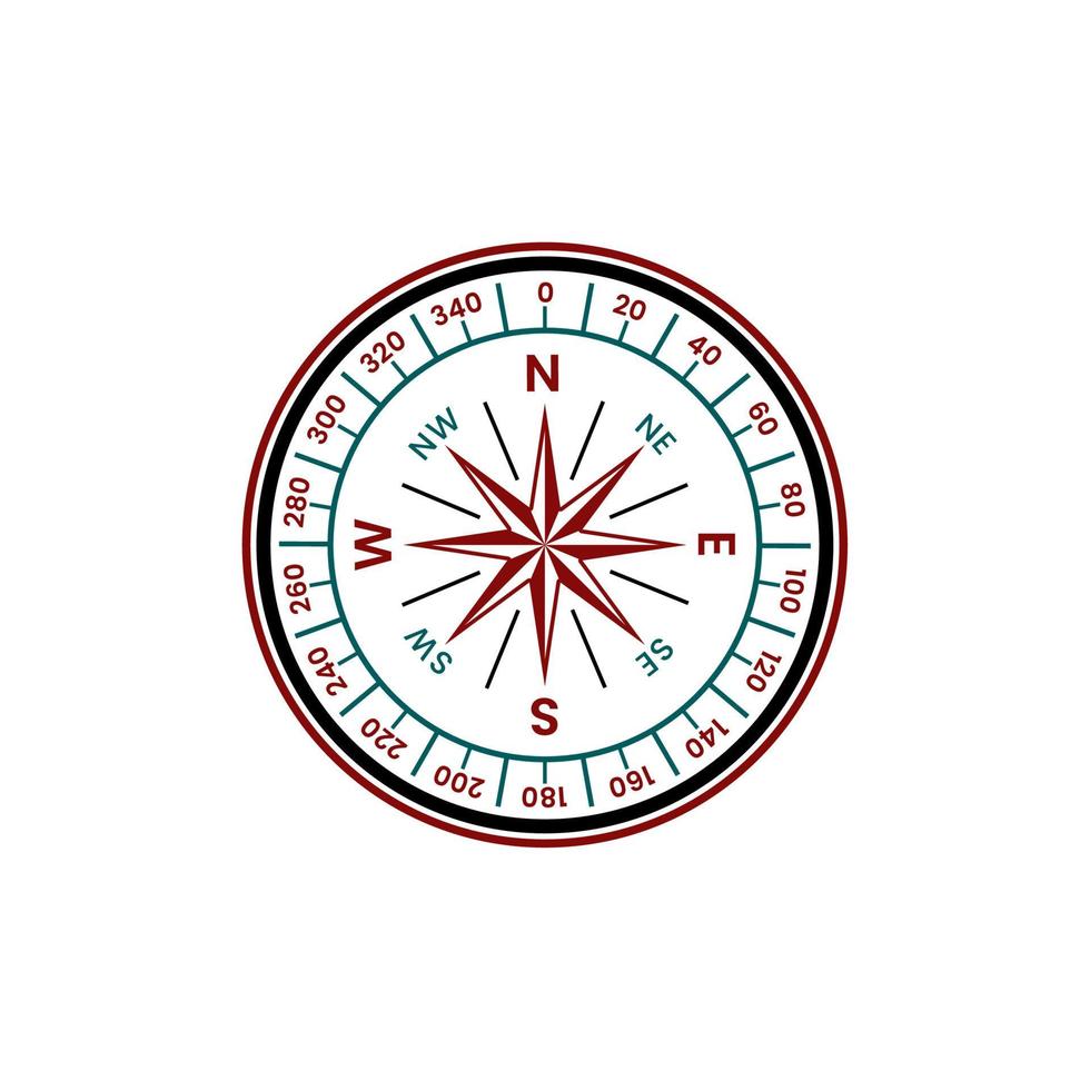 Compass Illustration Vector Design Inspiration