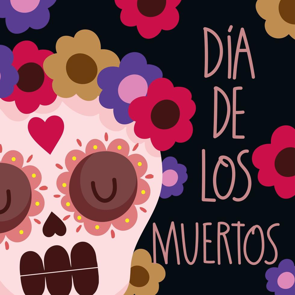 Day of the Dead poster vector