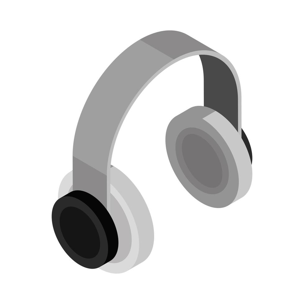 headphones wireless technology vector