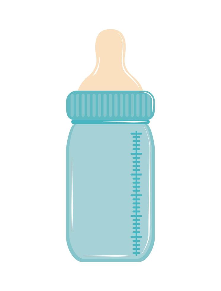 baby milk bottle vector