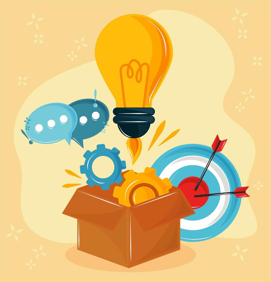 startup creativity and target vector