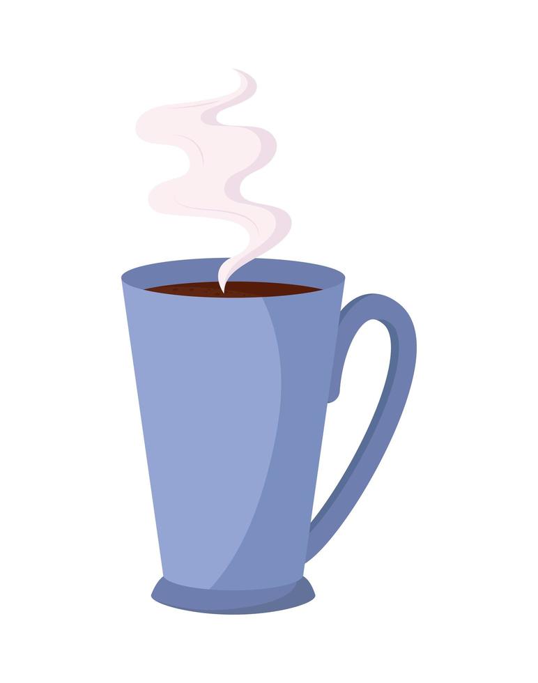 hot coffee cup vector