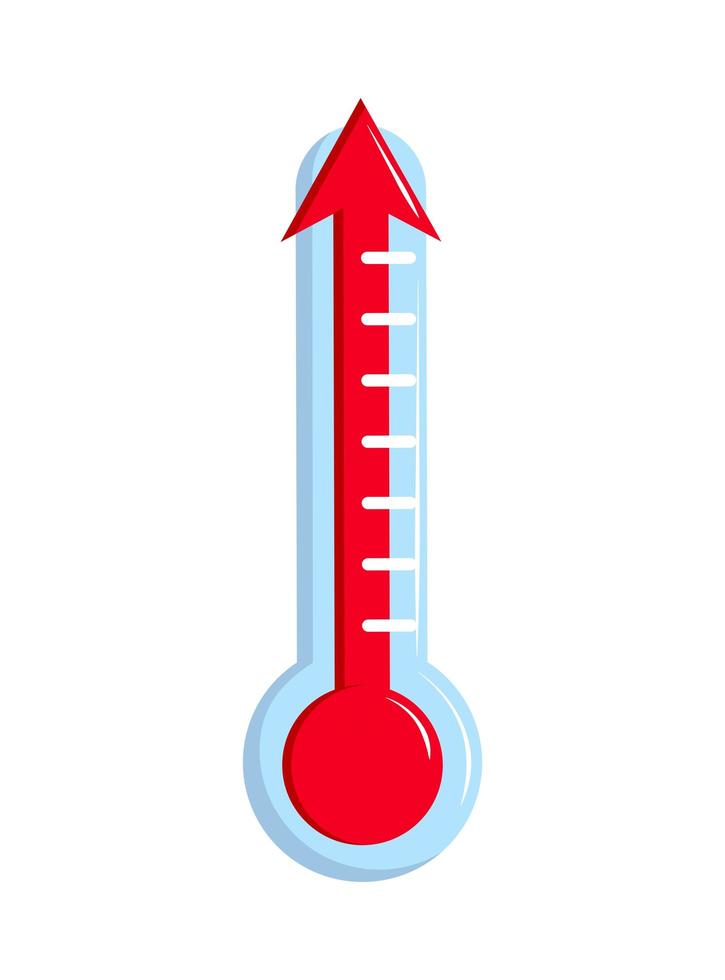 hot thermomether temperature vector