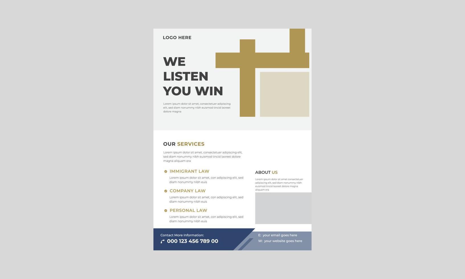 Law firm flyer design, Lawyer flyer design digital marketing for law firms vector design, Lawyer service poster leaflet template,