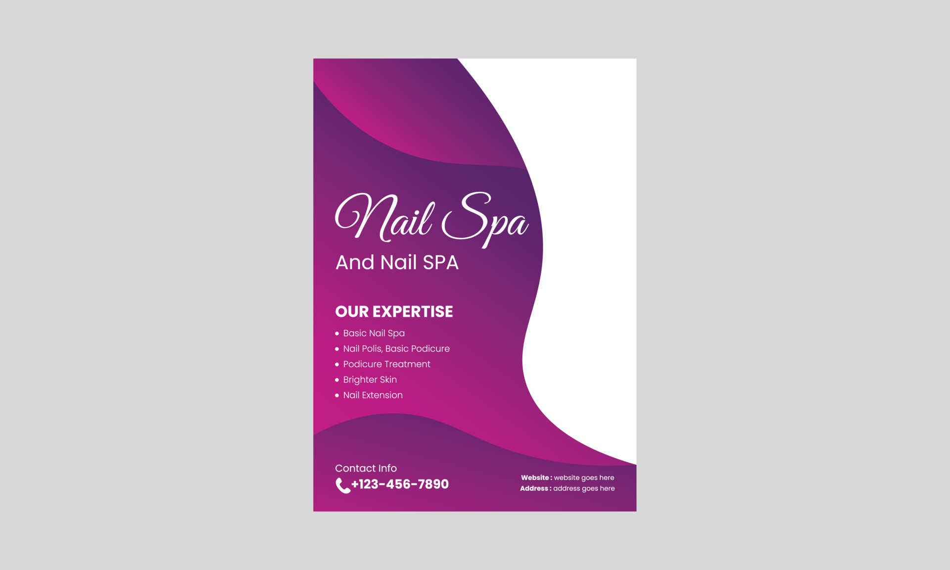 1. Discount Nail Salon Flyers - wide 7