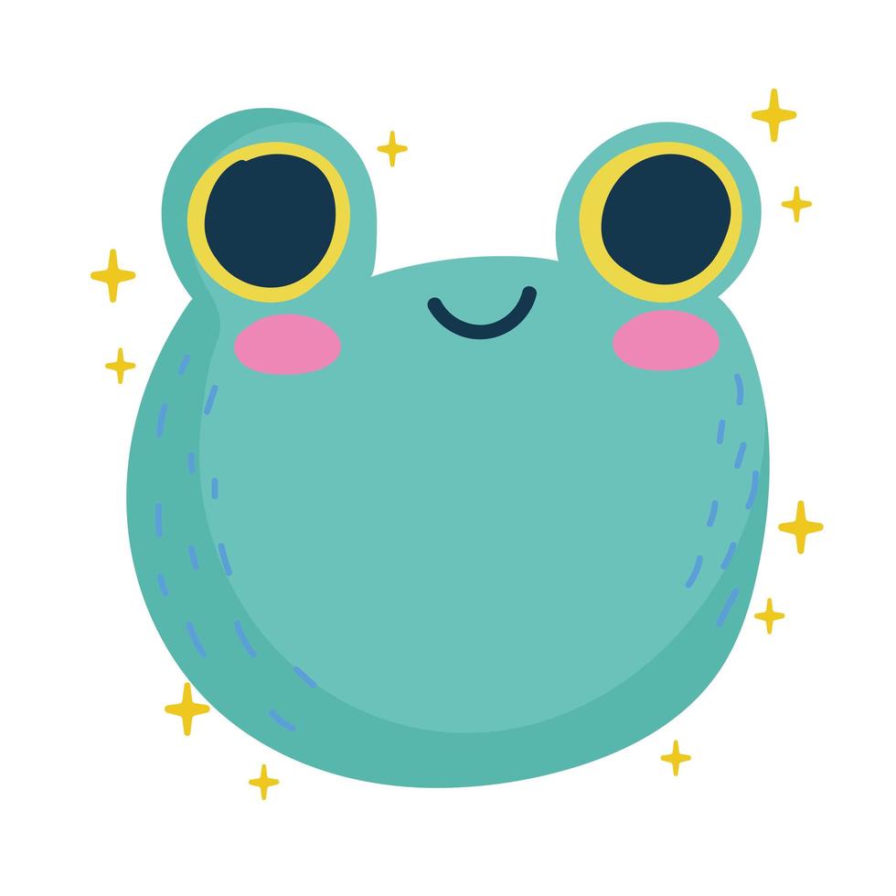 Kid Illustration frog vector