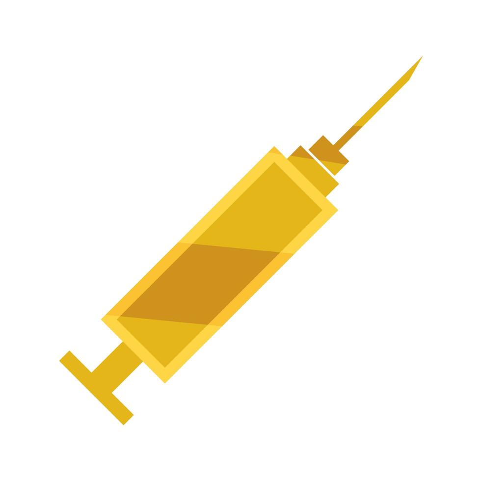 syringe medicine icon vector