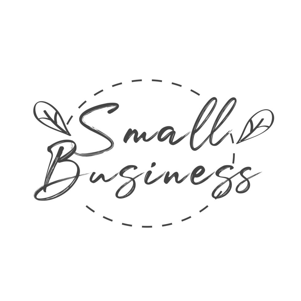 small business text vector