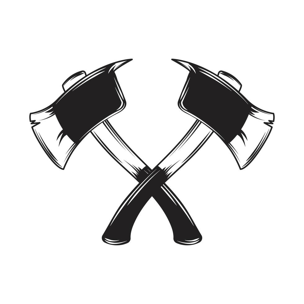 crossed axes tools vector