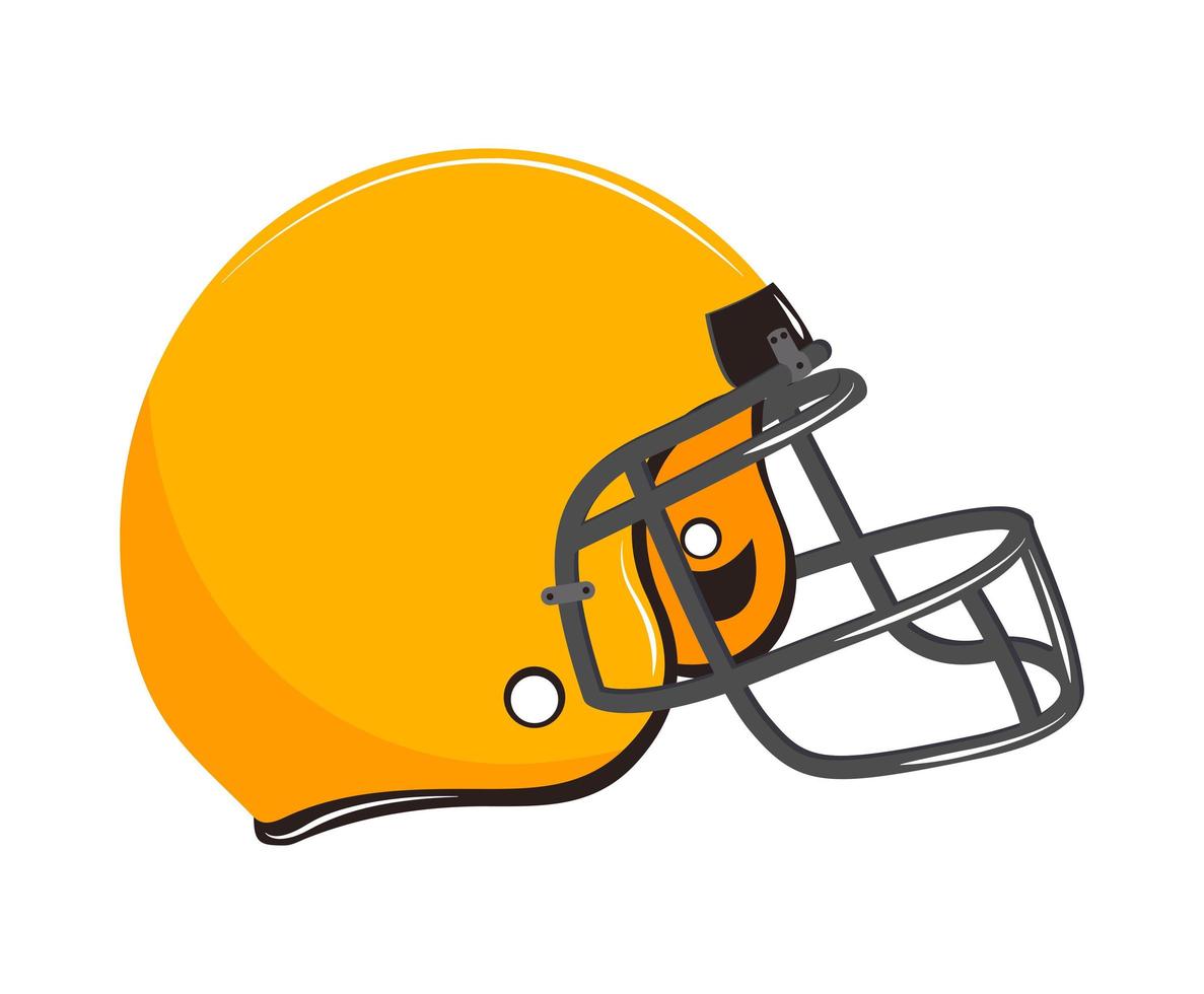 american football helmet vector