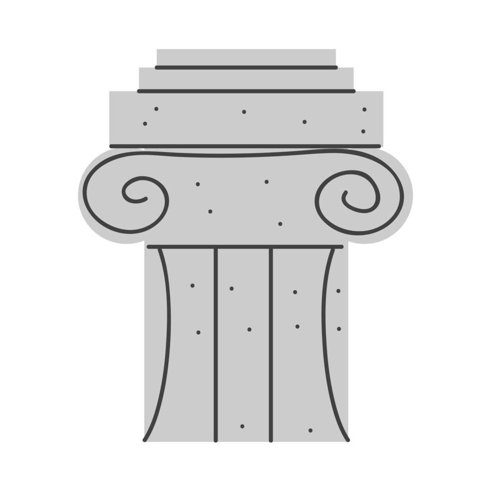 estilo de columna griega vector