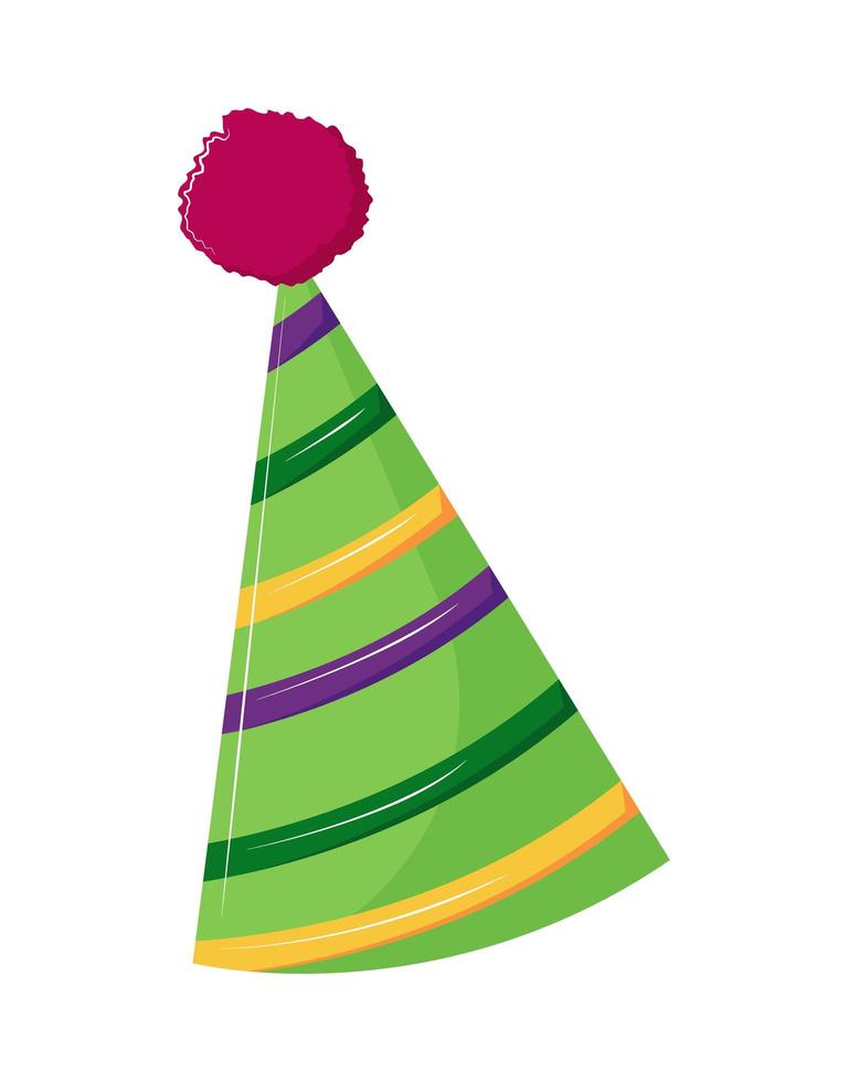 party hat decoration vector