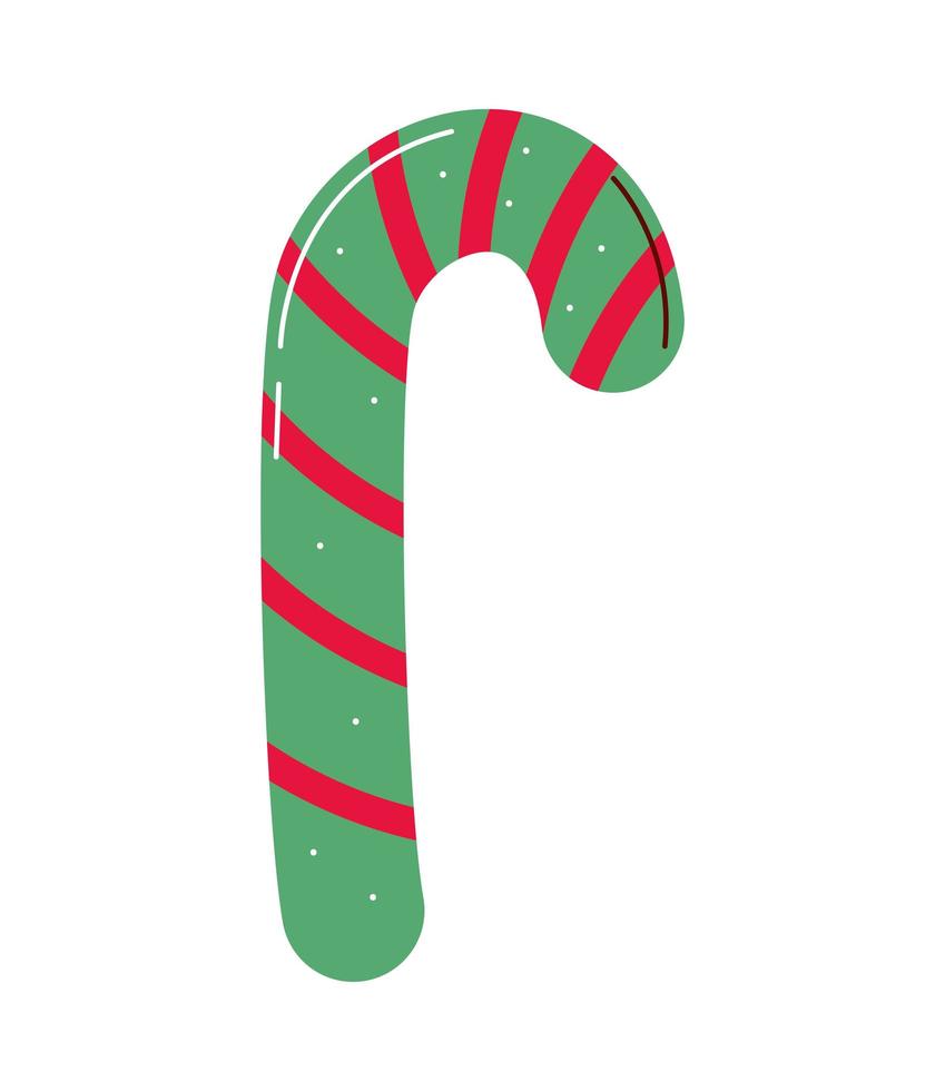 christmas candy stick vector