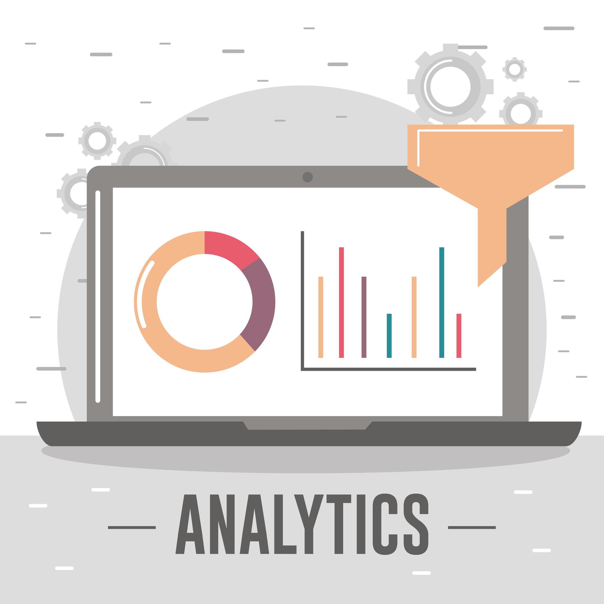 analytics data and development 6099520 Vector Art at Vecteezy