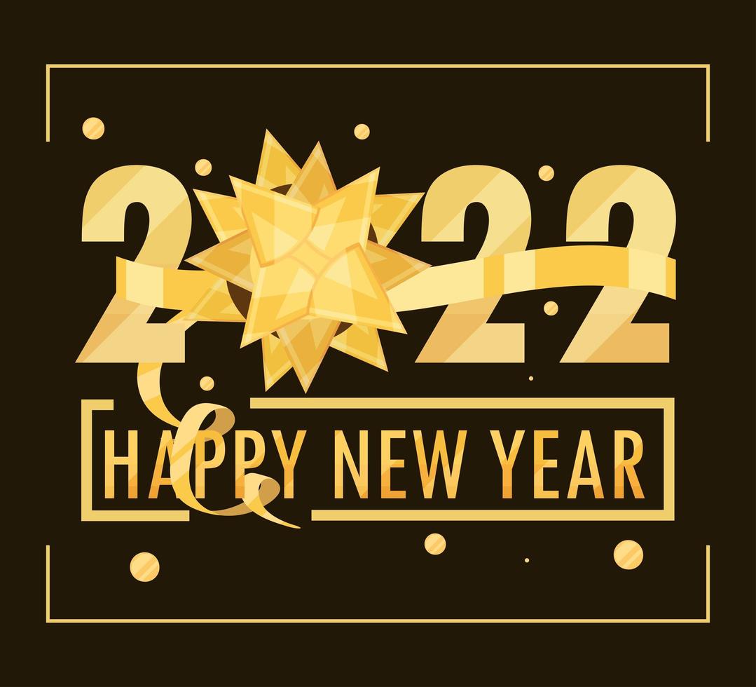 happy new year 2022 vector