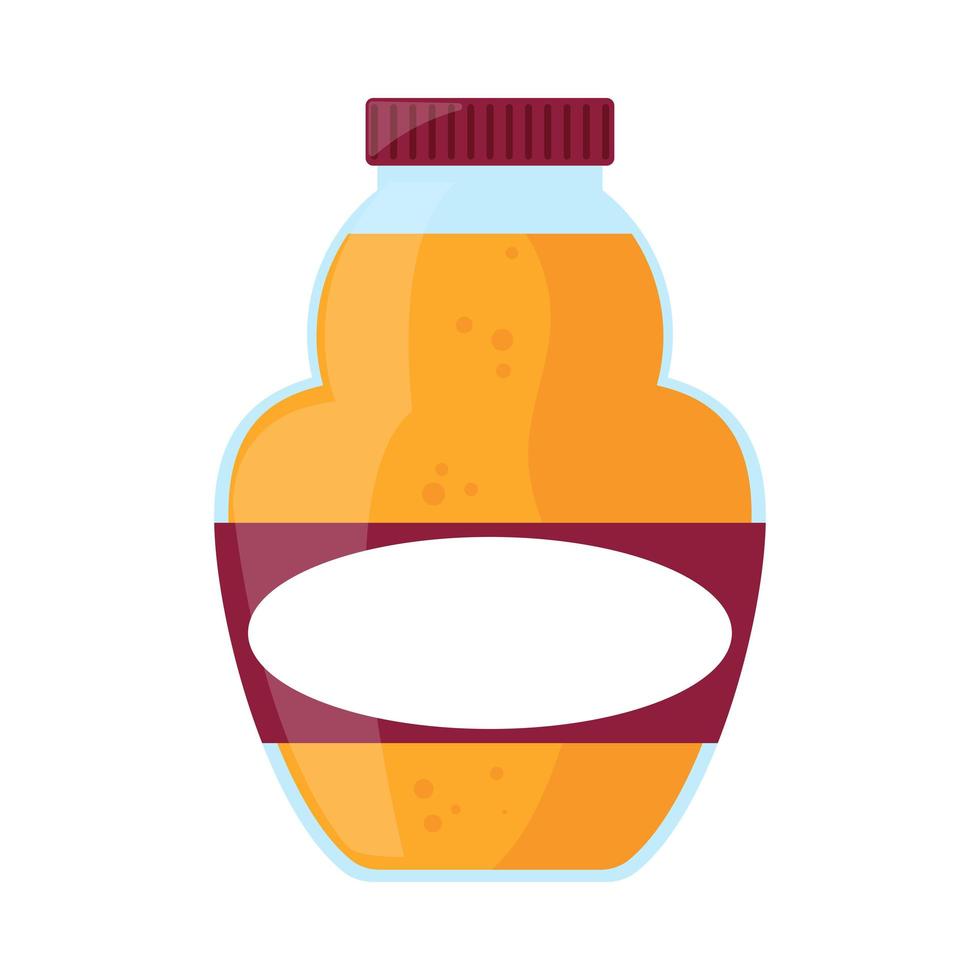 bottle of juice vector