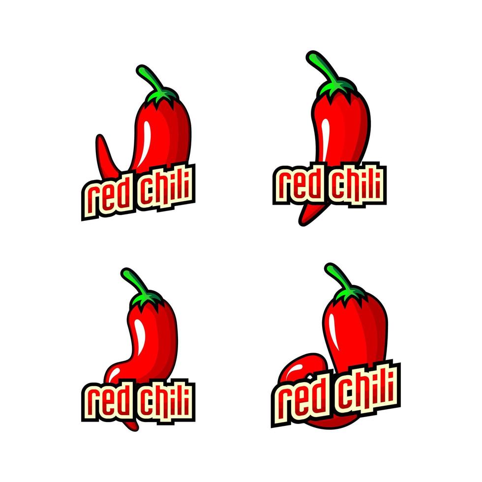 red chili design vector, cayenne pepper vector