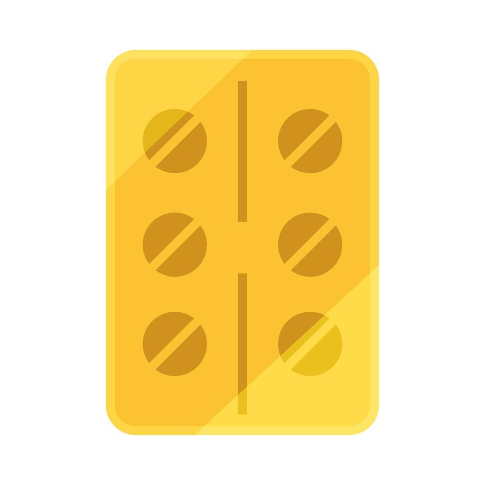 painkiller medicine icon vector