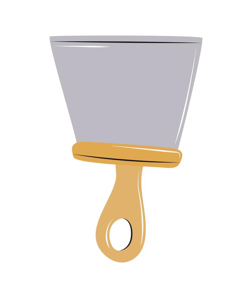 trowel tool icon vector