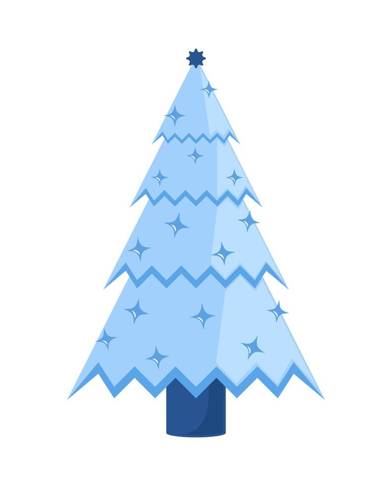 christmas tree winter vector