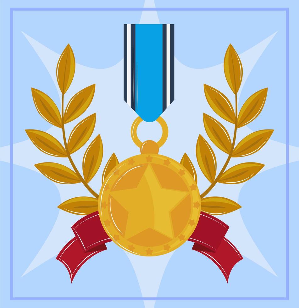 first place medal vector