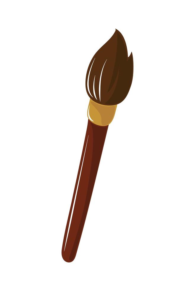 paintbrush artistic tool vector