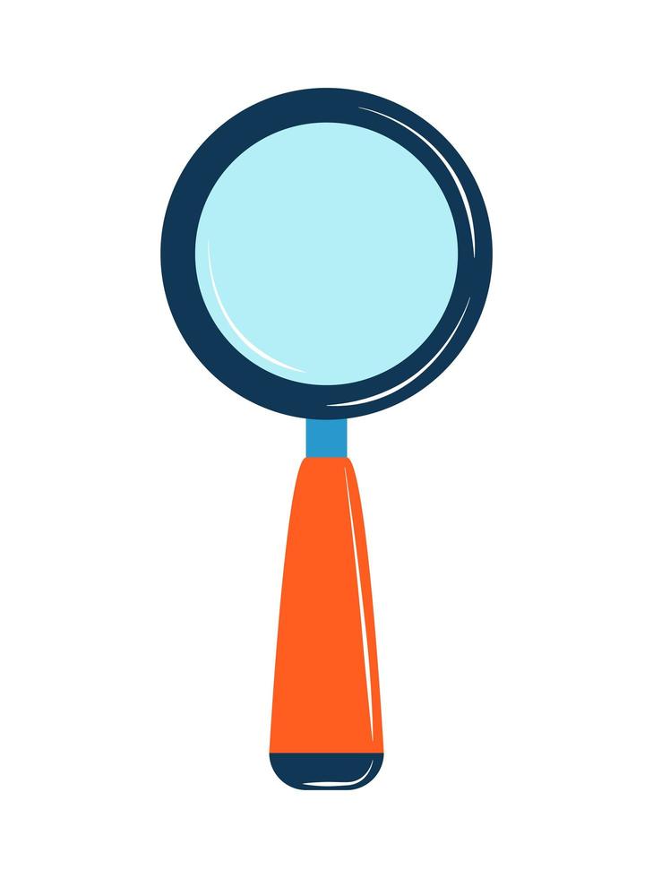 magnifying glass search vector