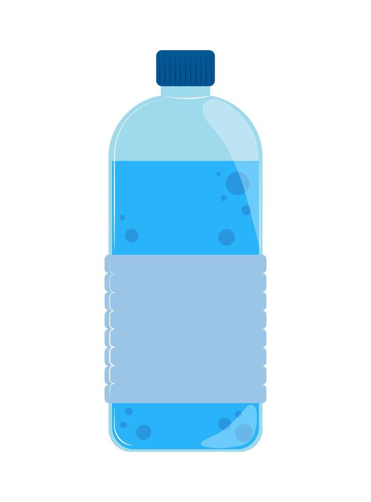 icono de botella de agua vector