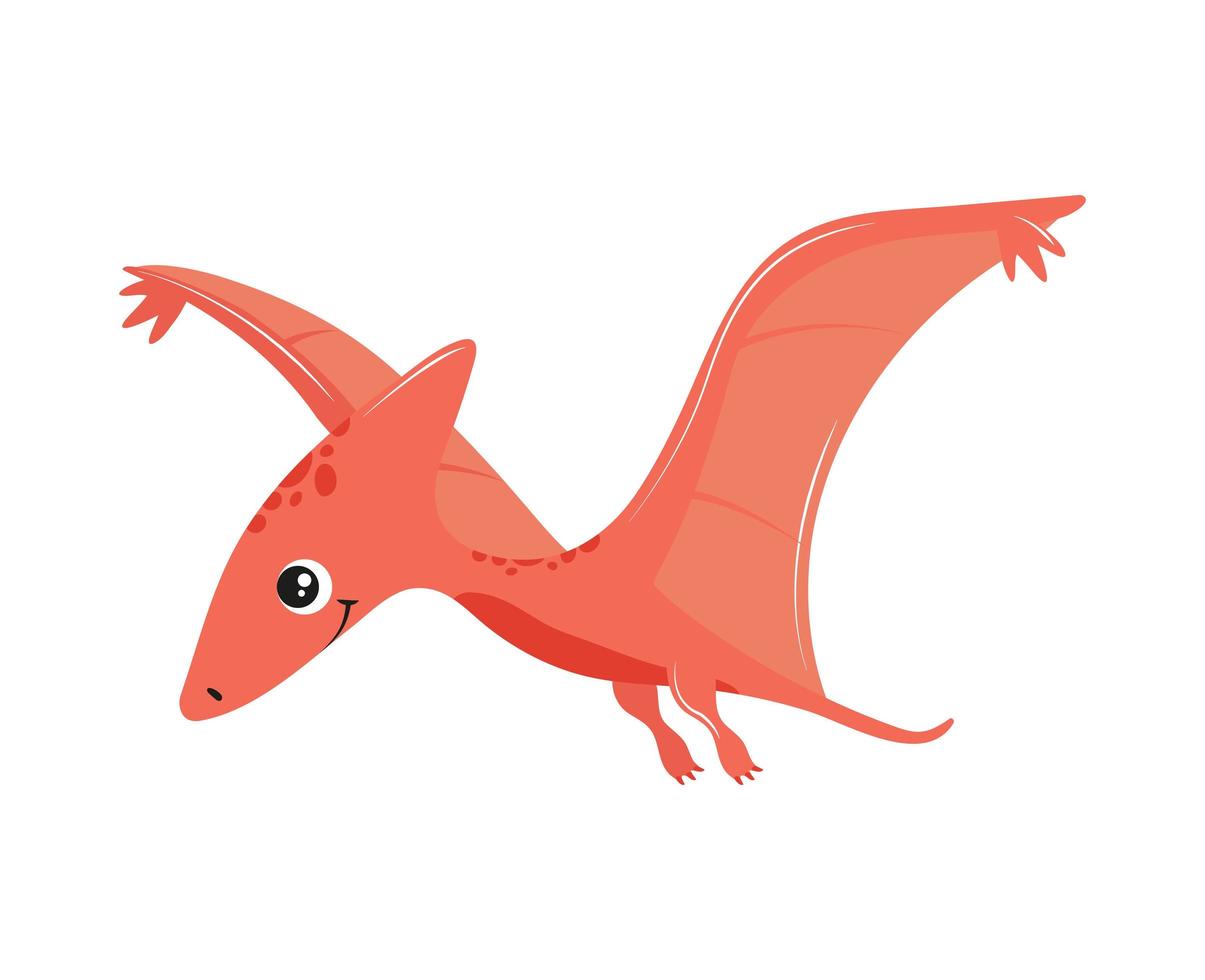 pteranodon cute dinosaur vector