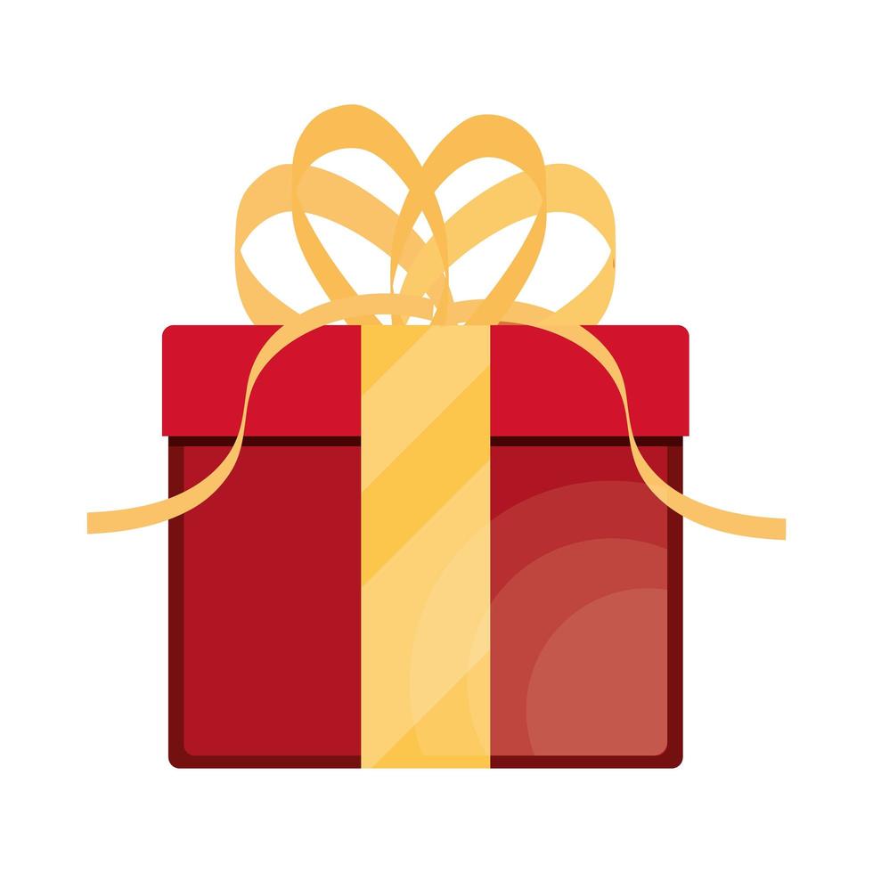 red gift box vector