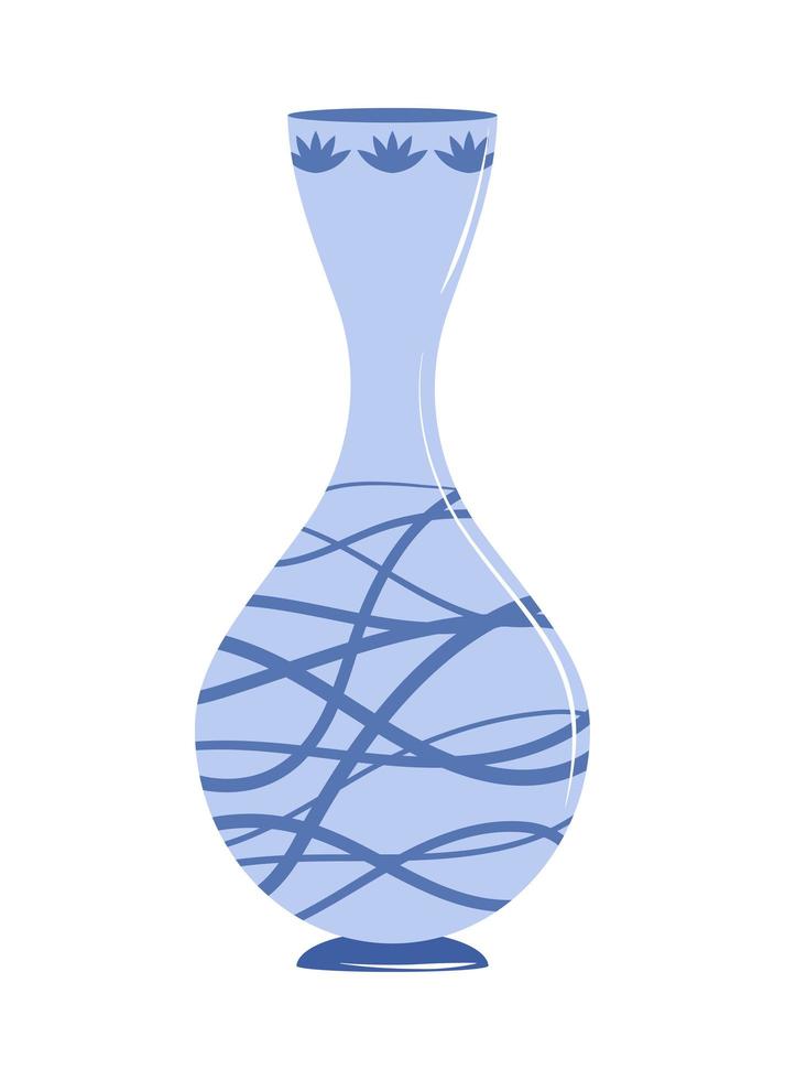 ancient pottery vase vector