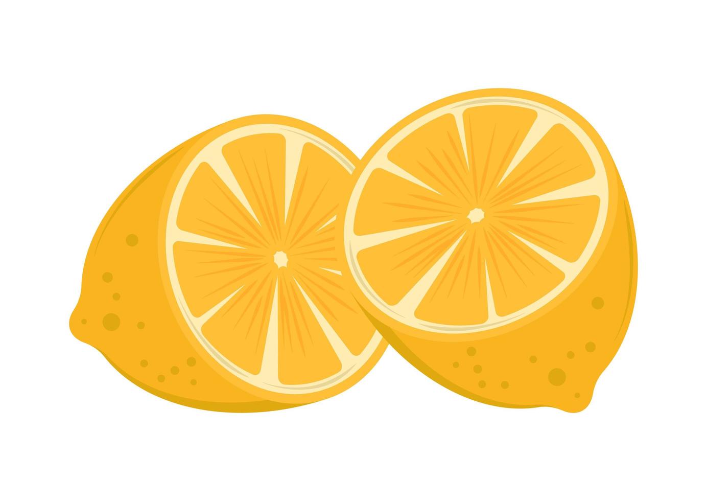 lemon citrus fruit vector