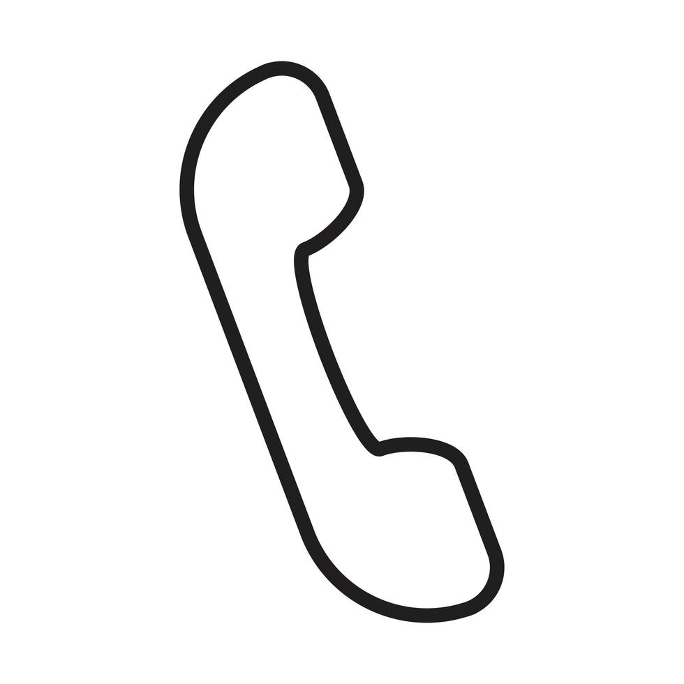 telephone line icon vector