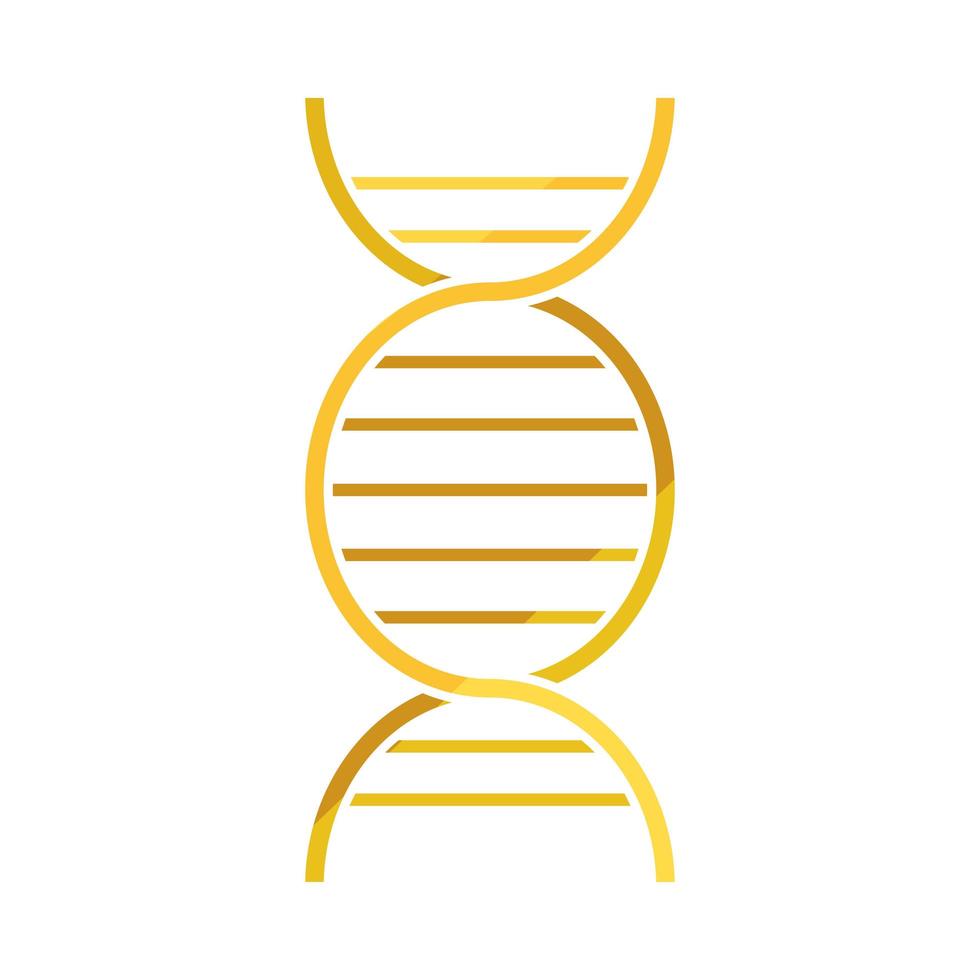 icono de molécula de adn vector