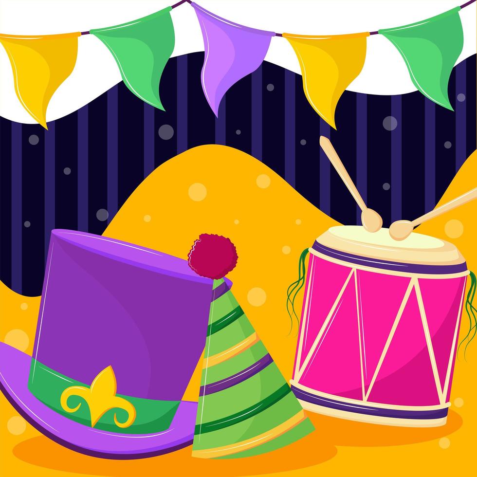 Mardi Gras celebration vector