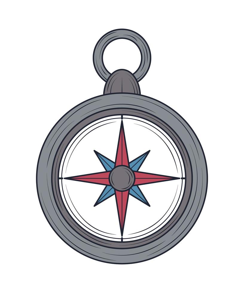 compass travel nautical vector