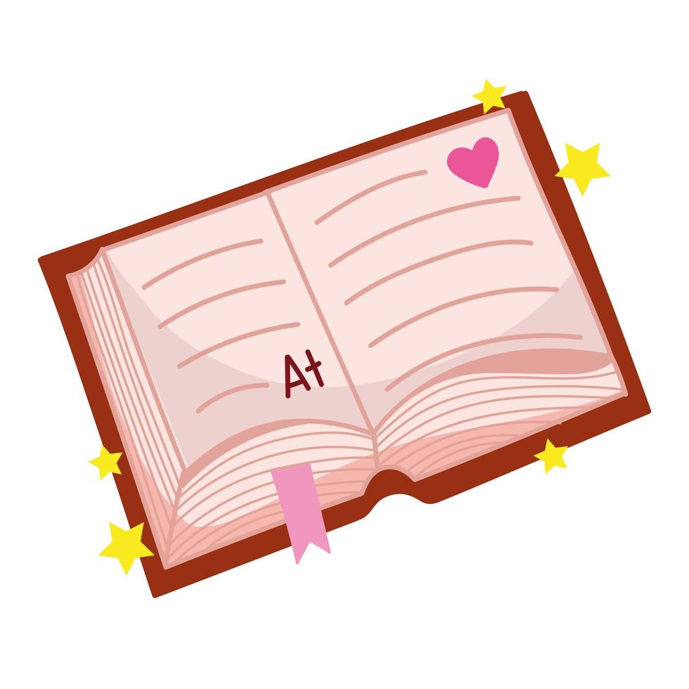 book read lesson vector